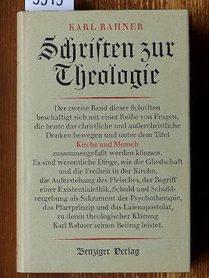 Schriften zur Theologie. Bd. 2.