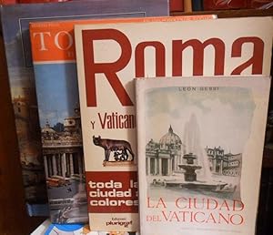 Seller image for ROME The biography of a City + TODA ROMA + ROMA Y VATICANO + LA CIUDAD DEL VATICANO (4 libros) for sale by Libros Dickens