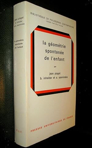 Imagen del vendedor de La Gomtrie spontane de l'enfant. a la venta por Le Chemin des philosophes