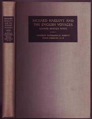 Seller image for Richard Hakluyt and The English Voyages (= American Geographical Society Special Publication, No. 10). Ed. by James A. Williamson for sale by Graphem. Kunst- und Buchantiquariat