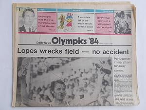 Daily News (Monday, August 13, 1984) Newspaper (Cover Headline: Glorious Finale to Games [1984 Lo...