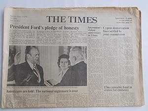 The [London] Times (Saturday, August 10, 1974) Newspaper