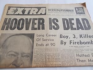 Los Angeles Herald Examiner Newspaper (Tuesday, October 20, 1964) Front Cover Headline: [Herbert ...