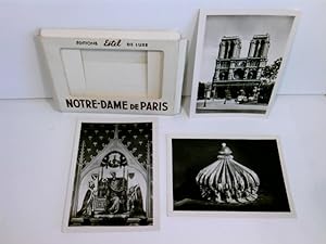 Notre-Dame de Paris - Mappe mit 7 Photographien, 9 x 6,5 cm