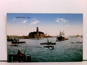 AK Hamburg, Hafen; Dampfschiff, Schlepper, coloriert, ungelaufen, ca. 1915