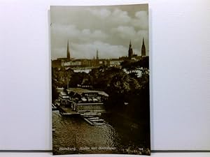 AK Hamburg, Alster mit Bootshaus; 1928