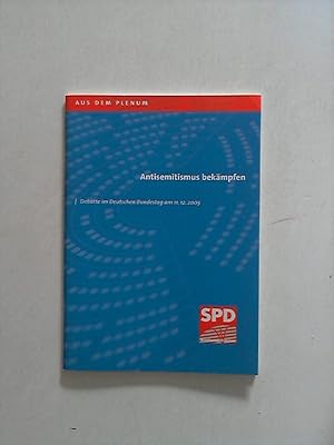 Aus dem Plenum: Antisemitismus bekämpfen. Debatte im Deutschen Bundestag am 11.12.2003.