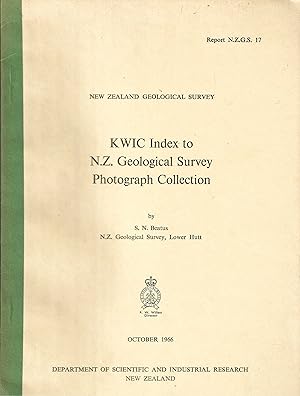 KWIC Index to N.Z. geological Survey Photograph Collection. New Zealand Geological Survey 19
