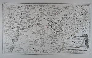 Des Koenigreichs Ungarn östlicher Theil. Nro 32. Kolorierte Kupferstich-Karte aus Reilly "Schaupl...