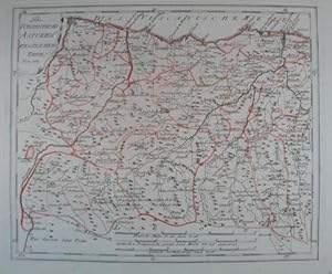 Des Fürstenthums Asturien westlicher Theil. Nro. 588. Teilkolorierte Kupferstich-Karte aus Reilly...