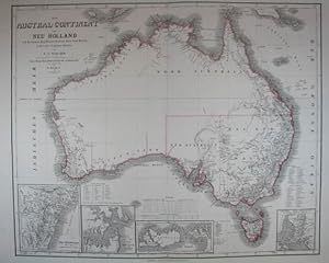 Das Austral-Continent oder Neu Holland nach Krusenstern, King, Flinders, Freycinet, Oxley, Stuart...