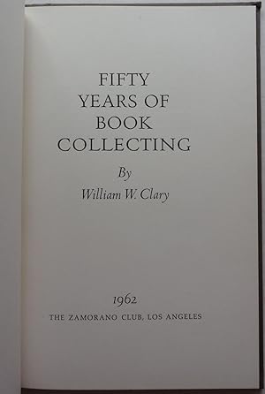 Fifty Years of Book Collecting