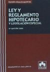 Seller image for Ley y reglamento hipotecario y legislacin especial for sale by Agapea Libros