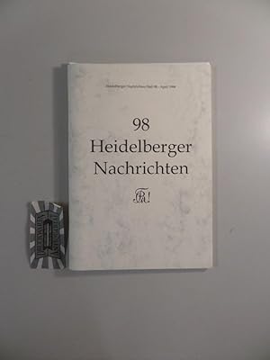 Bild des Verkufers fr Heidelberger Nachrichten, Nr. 98 / April 1998. zum Verkauf von Druckwaren Antiquariat