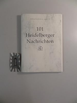 Bild des Verkufers fr Heidelberger Nachrichten, Nr. 101 / September 1999. zum Verkauf von Druckwaren Antiquariat