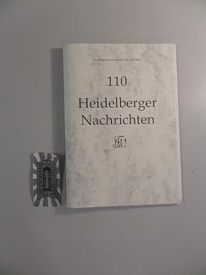 Bild des Verkufers fr Heidelberger Nachrichten, Nr. 110 / April 2004. zum Verkauf von Druckwaren Antiquariat