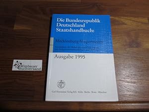 Seller image for Die Bundesrepublik Deutschland Staatshandbuch : Mecklenburg-Vorpommern 1995 for sale by Antiquariat im Kaiserviertel | Wimbauer Buchversand