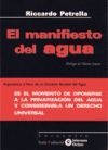 El manifiesto del agua