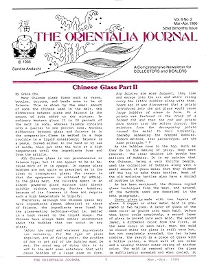 Image du vendeur pour Orientalia Journal Vol. 8 No. 2 Mar.-Apr. 1986 mis en vente par Book Booth