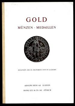 Gold: Münzen, Medaillen.