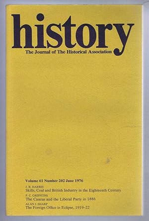 Imagen del vendedor de History: The Journal of the Historical Association, Volume 61, Number 202, June 1976 a la venta por Bailgate Books Ltd