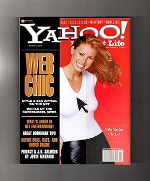 Bild des Verkufers fr Yahoo! Internet Life Magazine - October, 1998. Niki Taylor Fold-out Cover. Computer History. Web Chic (Fashion); Joyce Maynard on J.D. Salinger; Supermodels; Software Chop Shops zum Verkauf von Singularity Rare & Fine