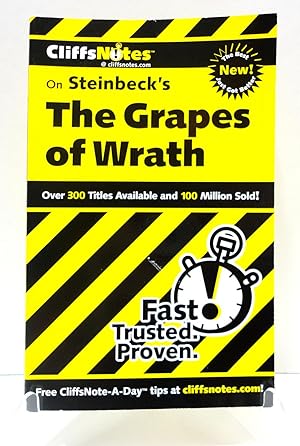 Imagen del vendedor de Cliffs Notes on Steinbeck's The Grapes of Wrath (Cliffs Notes Literature Guides) a la venta por The Parnassus BookShop