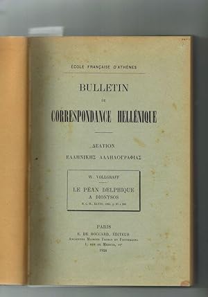 Bulletin de Correspondance Hellenique