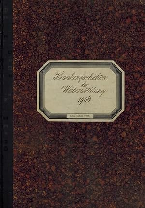 Krankengeschichten der Weiberabteilung des Krankenhauses in Fürth 1906