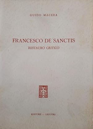 FRANCESCO DE SANCTIS RESTAURO CRITICO