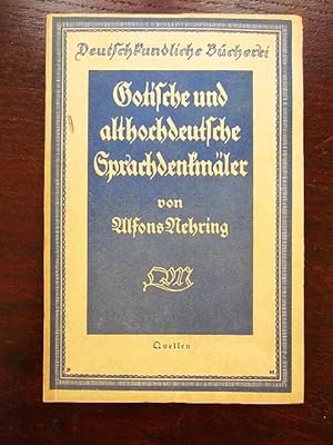 Seller image for Gotische und althochdeutsche Sprachdenkmler for sale by Rudi Euchler Buchhandlung & Antiquariat