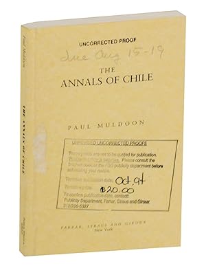 Seller image for The Annals of Chile for sale by Jeff Hirsch Books, ABAA