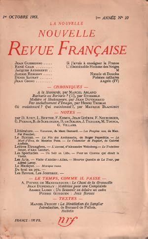 La nouvelle revue francaise