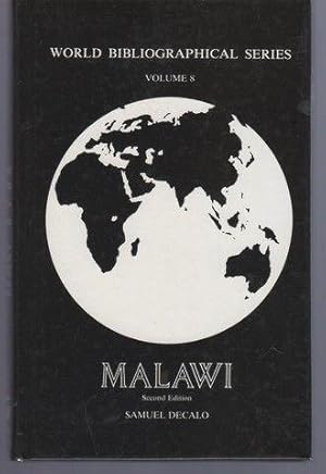 Bild des Verkufers fr Malawi (World Bibliographical Series, Vol 8) zum Verkauf von Lavendier Books