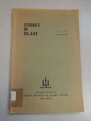 Seller image for Abdallah ibn Ali: A Rebellious Uncle of Al-Mansur, in: STUDIES IN ISLAM, Vol. 6, No. 1, January 1969. Quarterly Journal of Indian Institute of Islamic Studies. for sale by Antiquariat Bookfarm