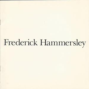 Bild des Verkufers fr FREDERICK HAMMERSLEY zum Verkauf von Arcana: Books on the Arts