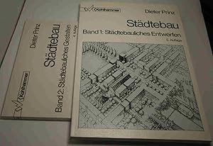 Städtebau. In 2 Bänden. Band 1: Städtebauliches Entwerfen. Band 2: Städtebauliches Gestalten. Hrs...