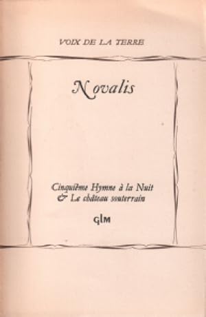 Image du vendeur pour Cinquime hymne  la nuit &le chateau souterrain mis en vente par librairie philippe arnaiz