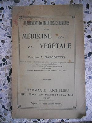 Imagen del vendedor de Traitement des maladies chroniques par la medecine vegetale a la venta por Frederic Delbos