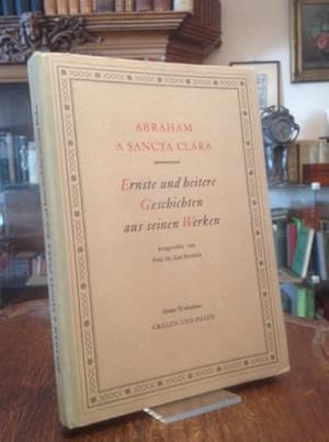 Bild des Verkufers fr Ernste und heitere Geschichten aus seinen Werken : Erstes Werkchen: Grillen und Pillen. Hundert Stcklein mit gutem Bedacht aufs neue zum Lesen herausgeberacht. Mit einem Gedenkblatt auf Karl Bertsche und die Abraham-Forschung von Adam Werde. zum Verkauf von Antiquariat an der Stiftskirche