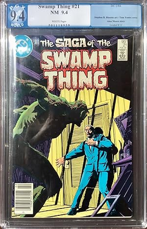 The SAGA of THE SWAMP THING No. 21 (Canadian 95 Cent Newsstand Variant - Feb. 1984) PGX (Like CGC...