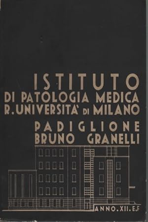 Immagine del venditore per L'Istituto di Patologia Medica della R. Universit di Milano venduto da Di Mano in Mano Soc. Coop