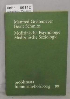 Immagine del venditore per Medizinische Psychologie / Medizinische Soziologie - Reihe problemata 80 venduto da Die Bchertruhe