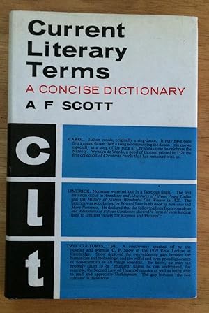Seller image for Current Literary Terms: A Concise Dictionary for sale by Lucky Panther Books