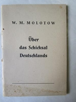 Über das Schicksal Deutschlands