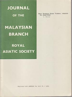 Immagine del venditore per Shaer Kampong Gelam Terbakar: Abdullah bin Abdul-Kadir. venduto da Asia Bookroom ANZAAB/ILAB