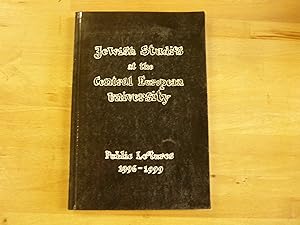 Image du vendeur pour Jewish Studies at the Central European University: Public Lectures 1996-1999 mis en vente par The Book Exchange