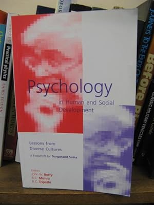 Seller image for Psychology in Human and Social Development: Lessons from Diverse Cultures: A Festschrift for Durganand Sinha for sale by PsychoBabel & Skoob Books