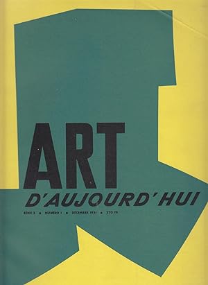 Art d'Aujourd'hui. Série 3 numéro 1. Décembre 1951. Pochoire de Fernand Leger