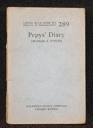 Imagen del vendedor de Pepy's Diary (Little Blue Book #289) a la venta por Nineveh & Tyre